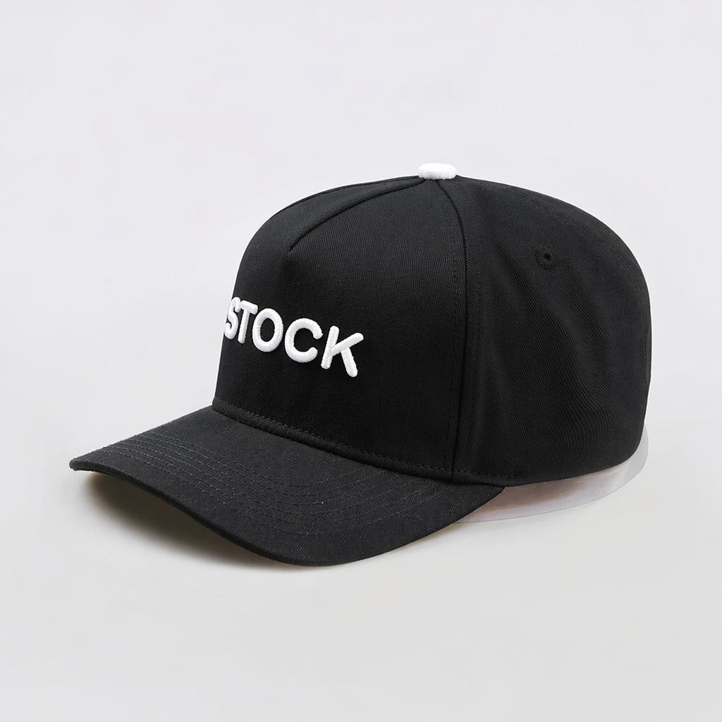 Red 5 Panel Baseball Cap