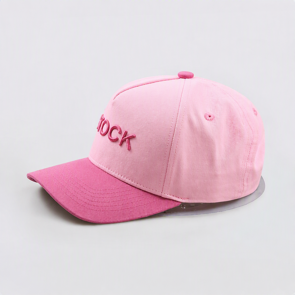 Red 5 Panel Baseball Cap