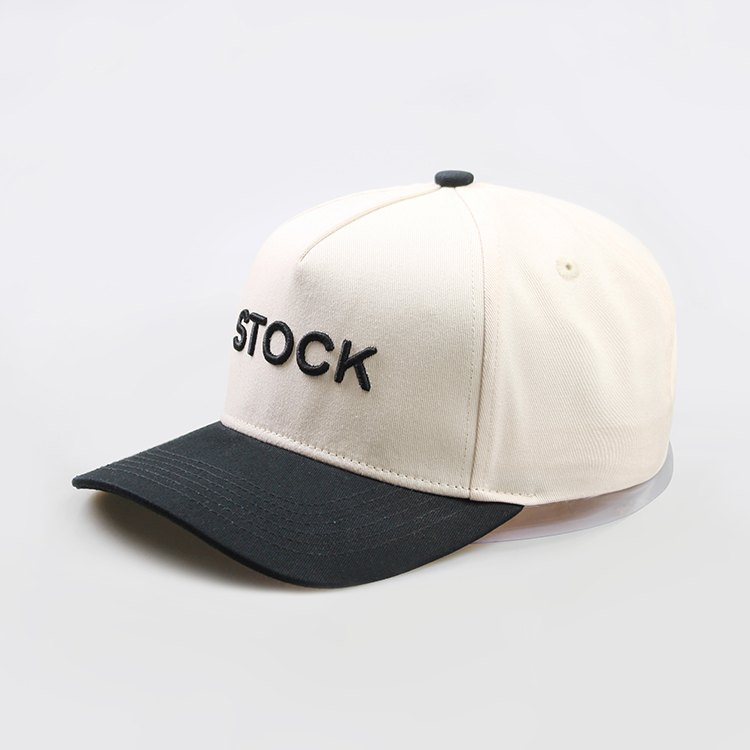 Red 5 Panel Baseball Cap