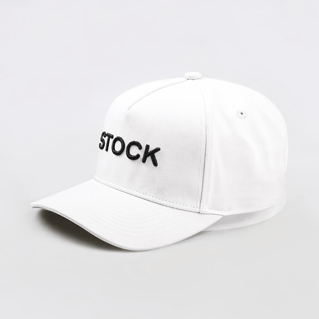 Black 5 Panel Baseball Cap