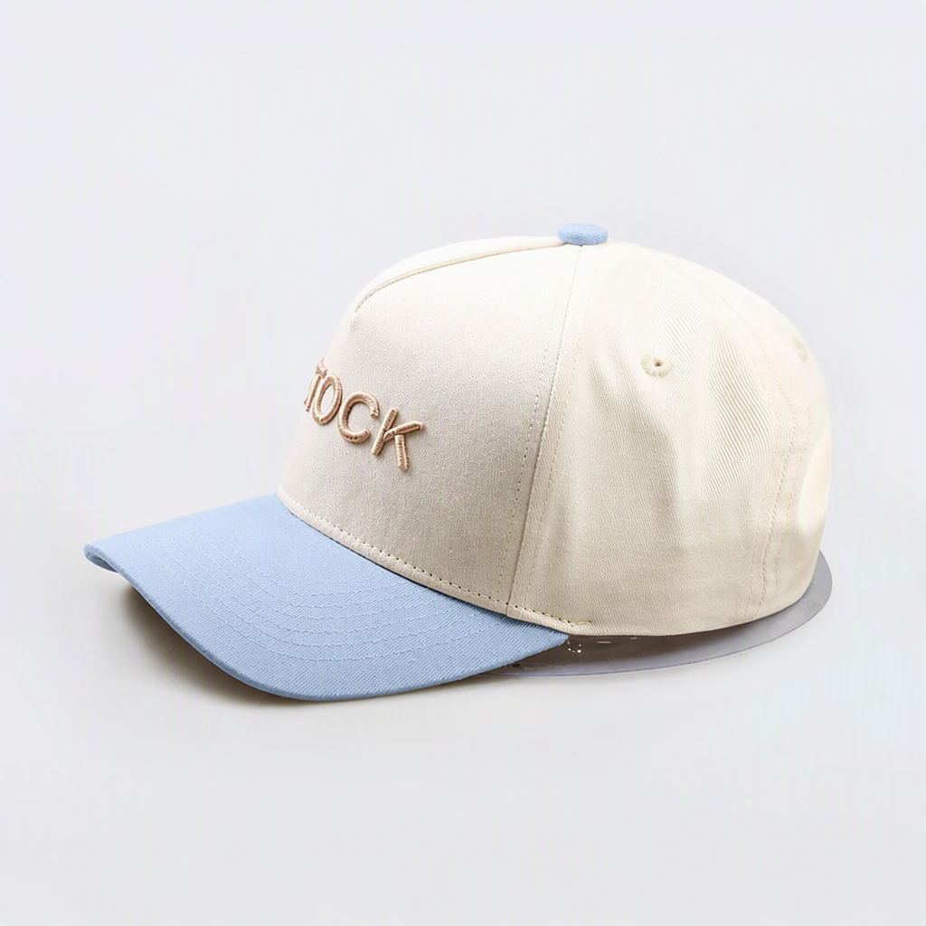 Black 5 Panel Baseball Cap
