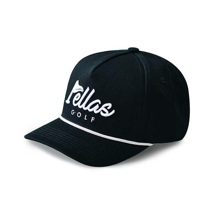 Pink Rope 5 Panel Baseball Cap