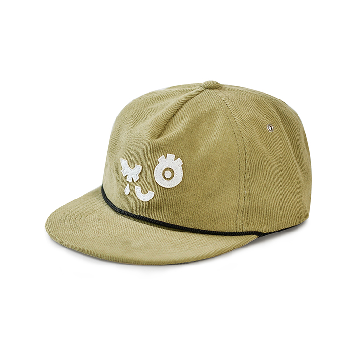 Dark Green 5 Panel Snapback Cap