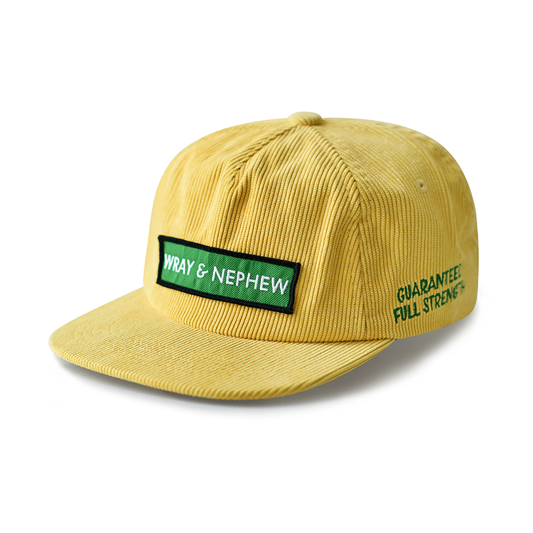 Red 5 Panel Snapback Cap